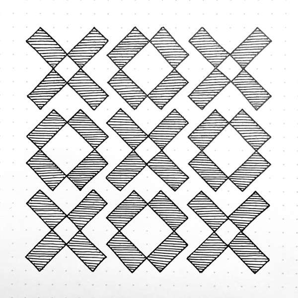 Geometriquilt: Sunday sketch #97