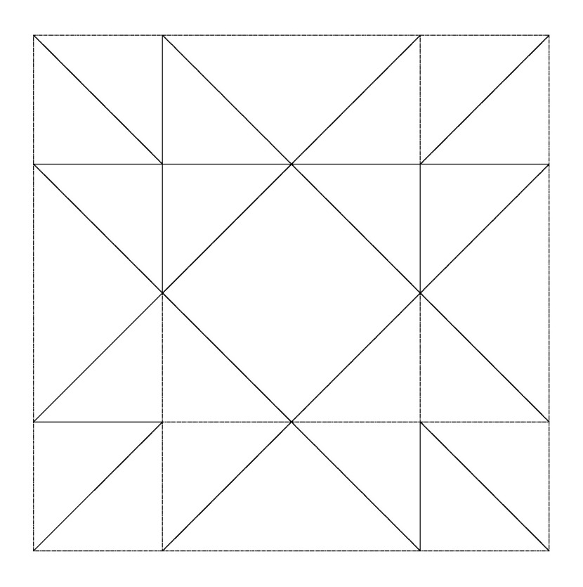 Geometriquilt: Sunday sketch #159-block